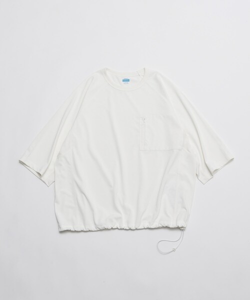 FREAK'S STORE(フリークスストア)の「FREAK’S STORE/フリークスストア AIRDRY 高機能素材 ラッシュガード ビックシルエット クルーネック スピンドルTシャツ/エアドライ ポリエステルTシャツ/接触冷感/遮熱/UVカット/吸水(Tシャツ/カットソー・メンズ・チャコールグレー/ブラック/ホワイト・SMALL/MEDIUM/LARGE)」の18枚目の写真