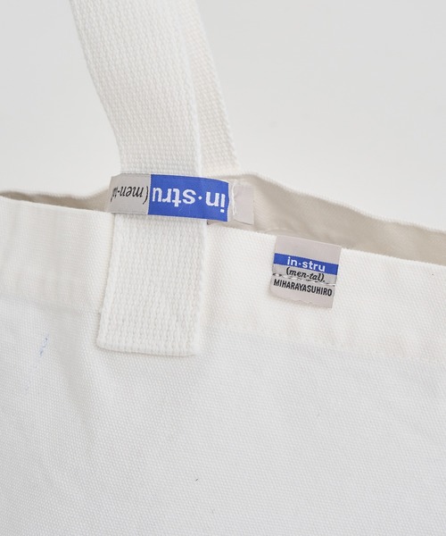 In・stru(men-tal).（インストルメンタル）の「【MIHARAYASUHIRO/ミハラヤスヒロ】COTTON CANVAS TOTEBAG（トートバッグ・メンズ・ブラック/ホワイト/ライトグレー・FREE）」の9枚目の写真