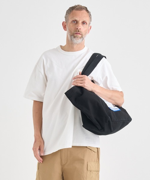 In・stru(men-tal).（インストルメンタル）の「【MIHARAYASUHIRO/ミハラヤスヒロ】COTTON CANVAS TOTEBAG（トートバッグ・メンズ・ブラック/ホワイト/ライトグレー・FREE）」の10枚目の写真