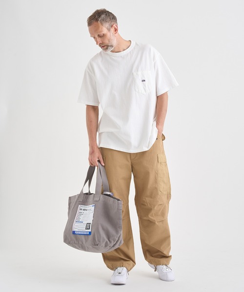 In・stru(men-tal).（インストルメンタル）の「【MIHARAYASUHIRO/ミハラヤスヒロ】COTTON CANVAS TOTEBAG（トートバッグ・メンズ・ブラック/ホワイト/ライトグレー・FREE）」の19枚目の写真