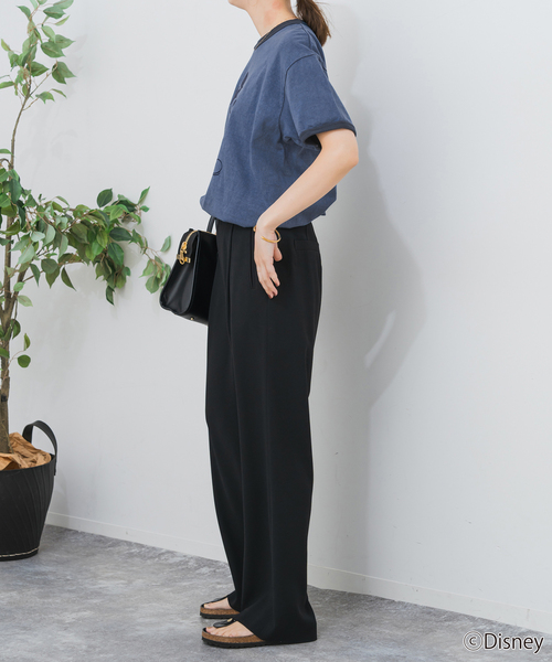 Spick & Span（スピックアンドスパン）の「《追加2》GOOD ROCK SPEED / グッドロックスピード / ミッキー / リンガーTシャツ（Tシャツ/カットソー・レディース・チャコールグレー/ネイビー・MEDIUM）」の17枚目の写真