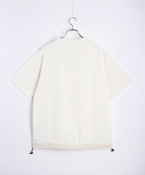 GERRY(ジェリー)の「GERRY ナイロンポケット付 半袖Tシャツ 接触冷感(Tシャツ/カットソー・メンズ・アイボリー/ライトグレー/チャコールグレー・LL/L/M)」の11枚目の写真