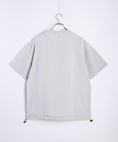 GERRY(ジェリー)の「GERRY ナイロンポケット付 半袖Tシャツ 接触冷感(Tシャツ/カットソー・メンズ・アイボリー/ライトグレー/チャコールグレー・LL/L/M)」の17枚目の写真