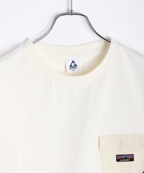 GERRY(ジェリー)の「GERRY ナイロンポケット付 半袖Tシャツ 接触冷感(Tシャツ/カットソー・メンズ・アイボリー/ライトグレー/チャコールグレー・LL/L/M)」の21枚目の写真