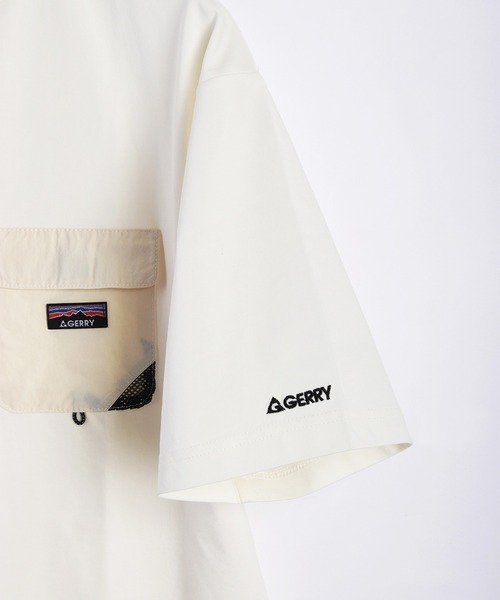 GERRY(ジェリー)の「GERRY ナイロンポケット付 半袖Tシャツ 接触冷感(Tシャツ/カットソー・メンズ・アイボリー/ライトグレー/チャコールグレー・LL/L/M)」の20枚目の写真
