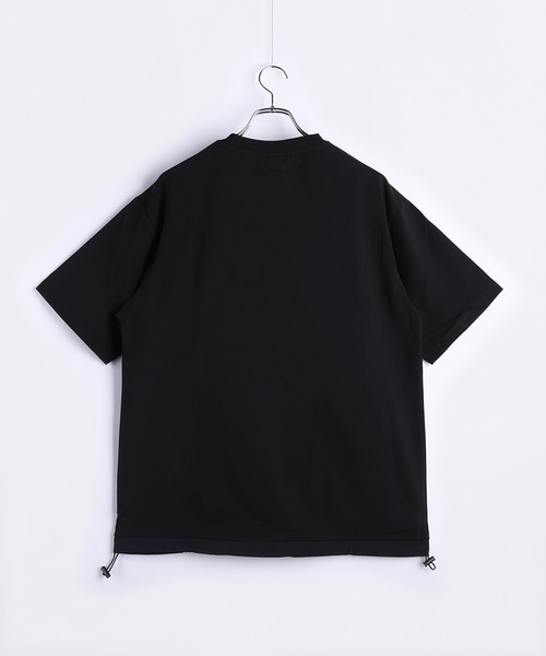 GERRY（ジェリー）の「GERRY ナイロンポケット付 半袖Tシャツ 接触冷感（Tシャツ/カットソー・メンズ・アイボリー/ライトグレー/チャコールグレー/ブラック・LL/L/M）」の6枚目の写真