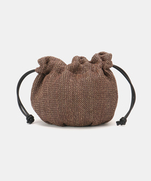 ラメヤーン巾着バッグ