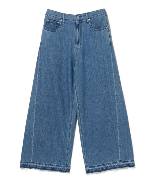 B:MING by BEAMS（ビーミングバイビームス）の「綿麻 デニム パンツ（S～M）（デニムパンツ・レディース・インディゴブルー/ホワイト系その他5/ライトブルー・SMALL/MEDIUM）」の12枚目の写真