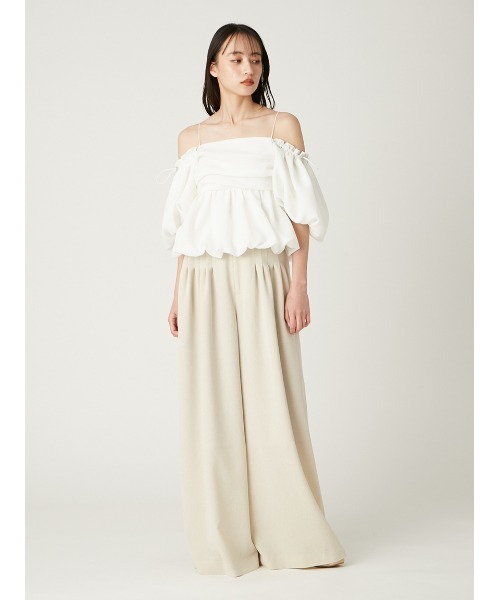 FRAY I.D(フレイアイディー)の「【00サイズ】ハイウエストタックワイドパンツ/ウォッシャブル(その他パンツ・レディース・ピンク/グレー/ベージュ・1/0/00)」の19枚目の写真