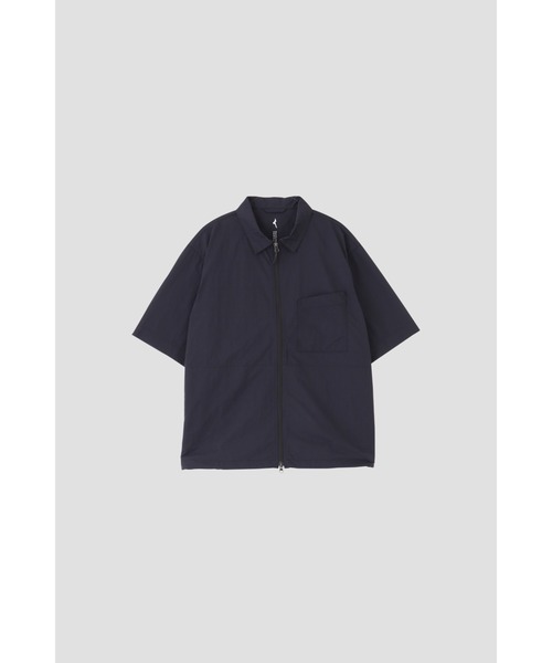 MARGARET HOWELL（マーガレットハウエル）の「WATER REPELLENT NYLON POPLIN SHIRT（シャツ/ブラウス・メンズ・ネイビー系1/カーキ・LARGE/SMALL/X-LARGE）」の18枚目の写真