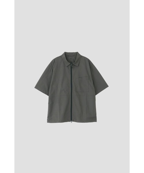 MARGARET HOWELL（マーガレットハウエル）の「WATER REPELLENT NYLON POPLIN SHIRT（シャツ/ブラウス・メンズ・ネイビー系1/カーキ・LARGE/SMALL/X-LARGE）」の7枚目の写真