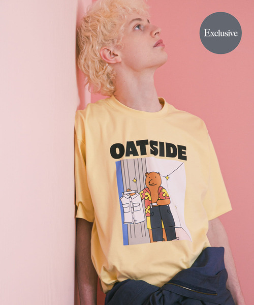 セール】『別注』OATSIDE×SENSE OF PLACE グラフィックショート