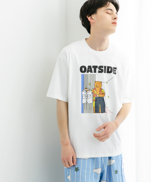 SENSE OF PLACE by URBAN RESEARCH(センスオブプレイスバイアーバンリサーチ)の「『別注』OATSIDE×SENSE OF PLACE グラフィックショートスリーブ Tシャツ B(Tシャツ/カットソー・メンズ・チャコールグレー/ホワイト/イエロー・MEDIUM/LARGE)」の10枚目の写真