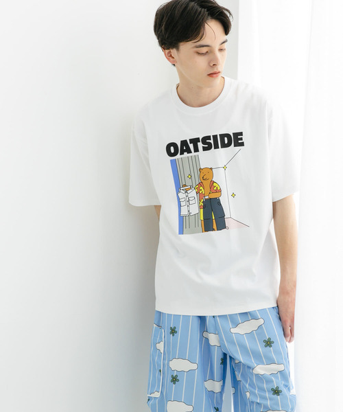 SENSE OF PLACE by URBAN RESEARCH(センスオブプレイスバイアーバンリサーチ)の「『別注』OATSIDE×SENSE OF PLACE グラフィックショートスリーブ Tシャツ B(Tシャツ/カットソー・メンズ・チャコールグレー/ホワイト/イエロー・MEDIUM/LARGE)」の11枚目の写真