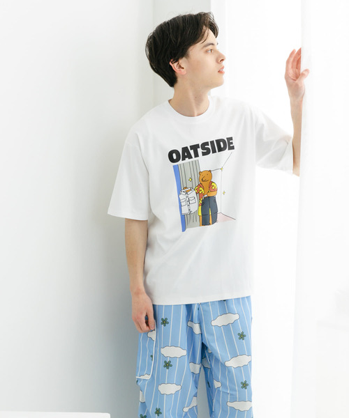 SENSE OF PLACE by URBAN RESEARCH(センスオブプレイスバイアーバンリサーチ)の「『別注』OATSIDE×SENSE OF PLACE グラフィックショートスリーブ Tシャツ B(Tシャツ/カットソー・メンズ・チャコールグレー/ホワイト/イエロー・MEDIUM/LARGE)」の12枚目の写真