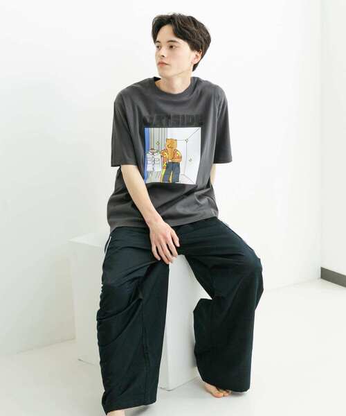 SENSE OF PLACE by URBAN RESEARCH(センスオブプレイスバイアーバンリサーチ)の「『別注』OATSIDE×SENSE OF PLACE グラフィックショートスリーブ Tシャツ B(Tシャツ/カットソー・メンズ・チャコールグレー/ホワイト/イエロー・MEDIUM/LARGE)」の20枚目の写真