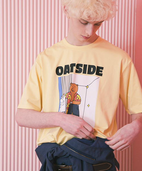 SENSE OF PLACE by URBAN RESEARCH(センスオブプレイスバイアーバンリサーチ)の「『別注』OATSIDE×SENSE OF PLACE グラフィックショートスリーブ Tシャツ B(Tシャツ/カットソー・メンズ・チャコールグレー/ホワイト/イエロー・MEDIUM/LARGE)」の21枚目の写真