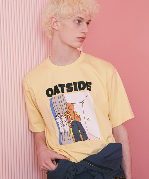 SENSE OF PLACE by URBAN RESEARCH(センスオブプレイスバイアーバンリサーチ)の「『別注』OATSIDE×SENSE OF PLACE グラフィックショートスリーブ Tシャツ B(Tシャツ/カットソー・メンズ・チャコールグレー/ホワイト/イエロー・MEDIUM/LARGE)」の22枚目の写真