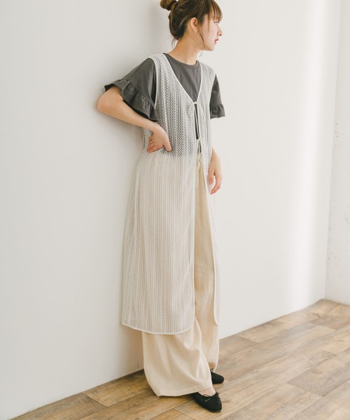 セール】メッシュジレワンピース（ワンピース）｜ITEMS