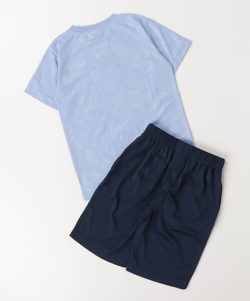 Champion（チャンピオン）の「チャンピオン  チャンピオン Tシャツハーフパンツセット_Champion T-SHITS SUIT（Tシャツ/カットソー・キッズ・ホワイト×ブラック/ブルー/ブラック/ネイビー・110cm/120cm/130cm/140cm/150cm/160cm）」の5枚目の写真