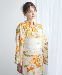 SOUBIEN（ソウビエン）の「“初心者でもプロの着姿”新二部式 セパレート浴衣3点セット（上衣・下衣・おはしょり布＋帯＋伊達締)【SOUBIEN】（浴衣）」