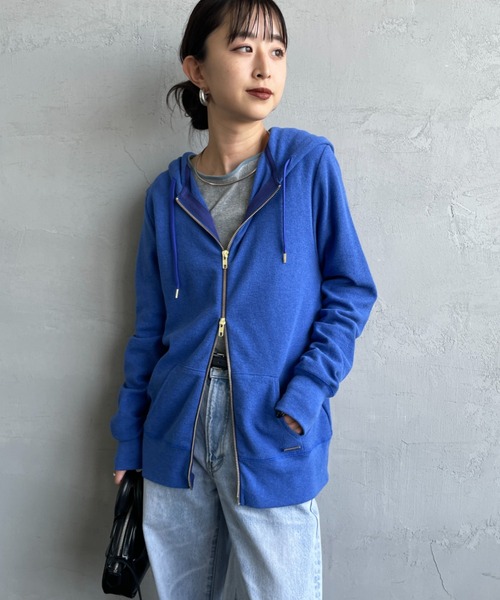 MICA&DEALフード付ジップスウェットパーカー セール】[MICA&DEAL/マイカアンドディール] ジップアップ サーフ