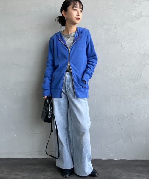 新品☆MICA&DEALパーカーホワイト38　ZOZOTOWN セール】『OY/オーワイ』MOSAIC ODOLLY HOODIE ZIP UP/モザイク