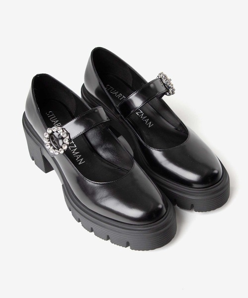 STUART WEITZMAN（スチュアートワイツマン）の「STUART WEITZMAN SOHO GEM MARY JANE スチュアート・ワイツマン ソーホー メリージェーン パンプス（パンプス・レディース・ブラック・35.5/36/36.5/37/37.5/35/38）」の9枚目の写真