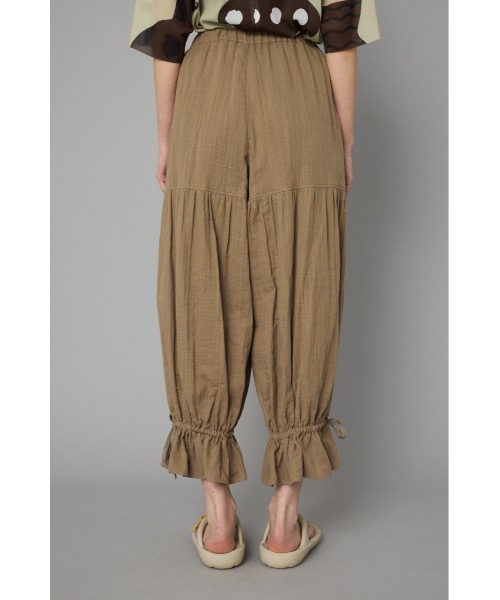 HeRIN.CYE(ヘリンドットサイ)の「Double gauze pants ダブルガーゼパンツ(その他パンツ・レディース・ブラック/ベージュ/ホワイト・36/38)」の6枚目の写真