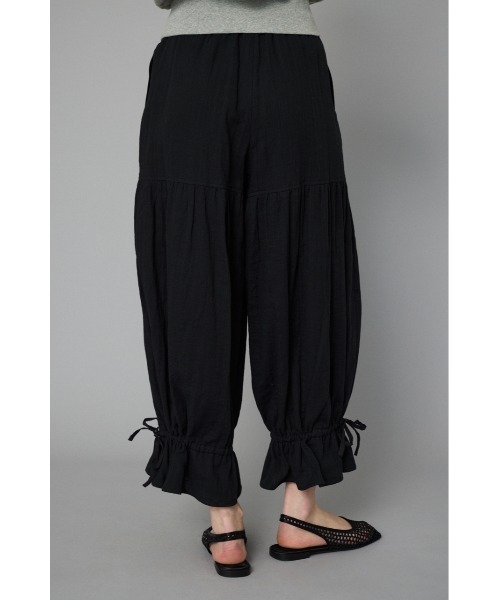 HeRIN.CYE(ヘリンドットサイ)の「Double gauze pants ダブルガーゼパンツ(その他パンツ・レディース・ブラック/ベージュ/ホワイト・36/38)」の9枚目の写真