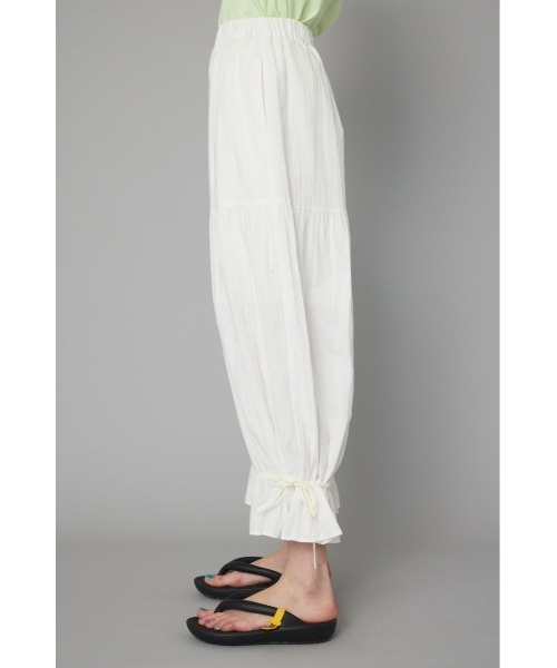 HeRIN.CYE(ヘリンドットサイ)の「Double gauze pants ダブルガーゼパンツ(その他パンツ・レディース・ブラック/ベージュ/ホワイト・36/38)」の11枚目の写真