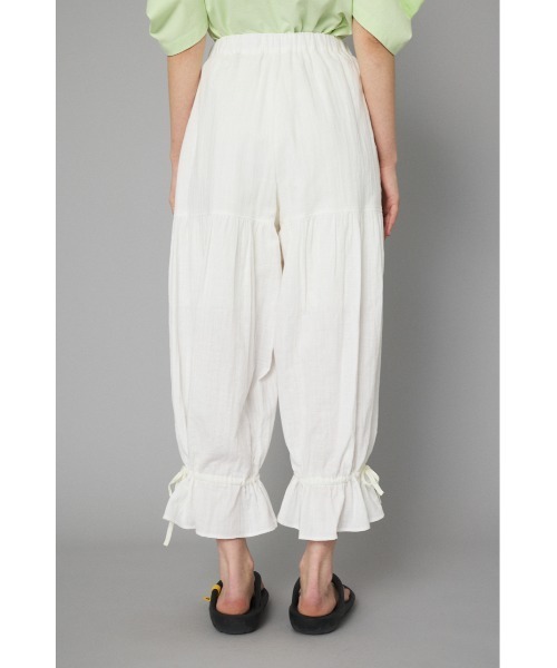 HeRIN.CYE(ヘリンドットサイ)の「Double gauze pants ダブルガーゼパンツ(その他パンツ・レディース・ブラック/ベージュ/ホワイト・36/38)」の12枚目の写真