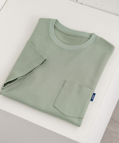 SENSE OF PLACE by URBAN RESEARCH（センスオブプレイスバイアーバンリサーチ）の「『WEB限定』『ユニセックス』ピスネーム付きポケットショートスリーブTシャツ（Tシャツ/カットソー・メンズ・チャコールグレー/ミント/ブラウン/ホワイト・MEDIUM/LARGE/X-LARGE）」の12枚目の写真