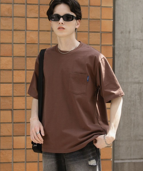 SENSE OF PLACE by URBAN RESEARCH（センスオブプレイスバイアーバンリサーチ）の「『WEB限定』『ユニセックス』ピスネーム付きポケットショートスリーブTシャツ（Tシャツ/カットソー・メンズ・チャコールグレー/ミント/ブラウン/ホワイト・MEDIUM/LARGE/X-LARGE）」の13枚目の写真