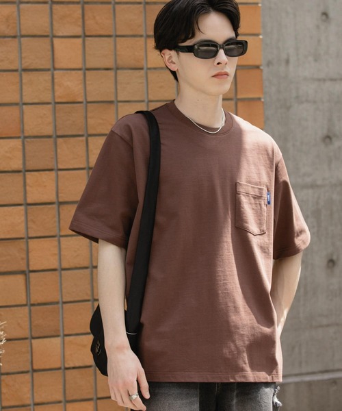 SENSE OF PLACE by URBAN RESEARCH（センスオブプレイスバイアーバンリサーチ）の「『WEB限定』『ユニセックス』ピスネーム付きポケットショートスリーブTシャツ（Tシャツ/カットソー・メンズ・チャコールグレー/ミント/ブラウン/ホワイト・MEDIUM/LARGE/X-LARGE）」の15枚目の写真