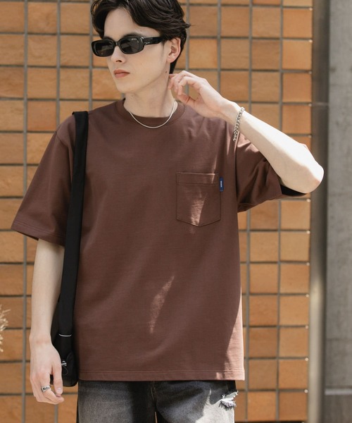 SENSE OF PLACE by URBAN RESEARCH（センスオブプレイスバイアーバンリサーチ）の「『WEB限定』『ユニセックス』ピスネーム付きポケットショートスリーブTシャツ（Tシャツ/カットソー・メンズ・チャコールグレー/ミント/ブラウン/ホワイト・MEDIUM/LARGE/X-LARGE）」の17枚目の写真