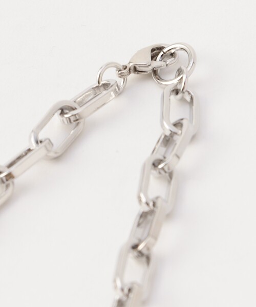 FREAK'S STORE(フリークスストア)の「レイヤード オーバルチェーン ブラックビーズネックレス(ネックレス・メンズ・その他9・ONE SIZE)」の3枚目の写真