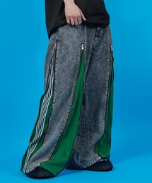 improves | サイドライン リメイク ワイド デニムパンツ(デニムパンツ)