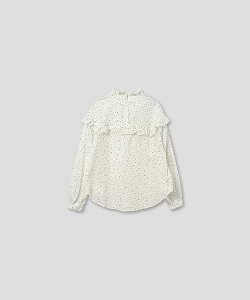 WHYTO.(ホワイト)の「「WHYTO. / ホワイト」ドットフリルカラーブラウス(シャツ/ブラウス・レディース・ブラウン/オフホワイト/ブラック・36/38)」の20枚目の写真