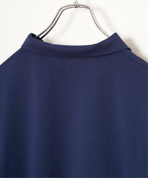 LBC（エルビーシー）の「【体系カバー＆二の腕カバー】シルケット襟付ワンボタンプルオーバー（Tシャツ/カットソー・レディース・ブルー/ブラック/ブラウン系その他/ホワイト/テラコッタ・M）」の14枚目の写真