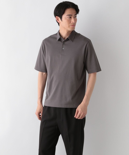 GLOBAL WORK(グローバルワーク)の「汗染み軽減クリーンポロ/288090(ポロシャツ・メンズ・ネイビー/チャコール・X-LARGE/LARGE/MEDIUM/SMALL)」の22枚目の写真