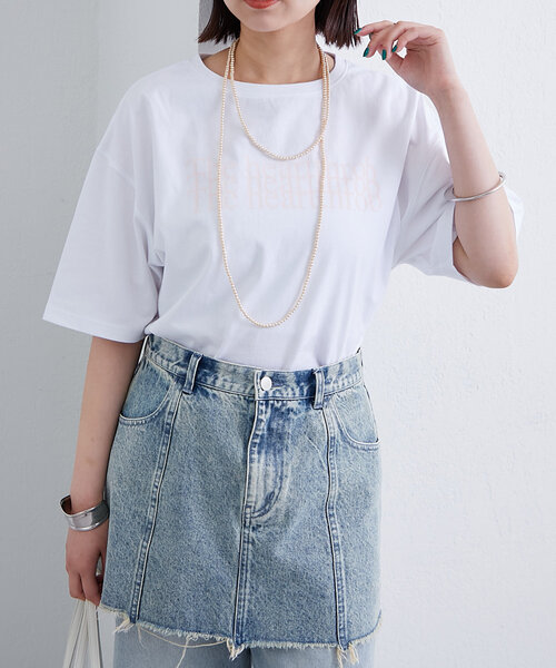 セール】ロゴTシャツ（Tシャツ/カットソー）｜mystic