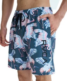 RVCA(ルーカ)のRVCA メンズ ELASTIC BS ボードショーツ 【2025年夏モデル】/ルーカ水陸両用ウエストゴムドローコード付きサーフトランクス・ボードショーツ・バギーショーツ(水着)(水着)