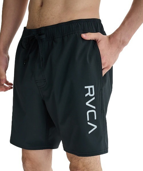 RVCA(ルーカ)の「RVCA メンズ ELASTIC BS ボードショーツ 【2025年夏モデル】/ルーカ水陸両用ウエストゴムドローコード付きサーフトランクス・ボードショーツ・バギーショーツ(水着)(水着・メンズ・ネイビー/スカイブルー/ブラック/ピンク系その他/オレンジ・X-LARGE/LARGE/MEDIUM/SMALL)」の8枚目の写真