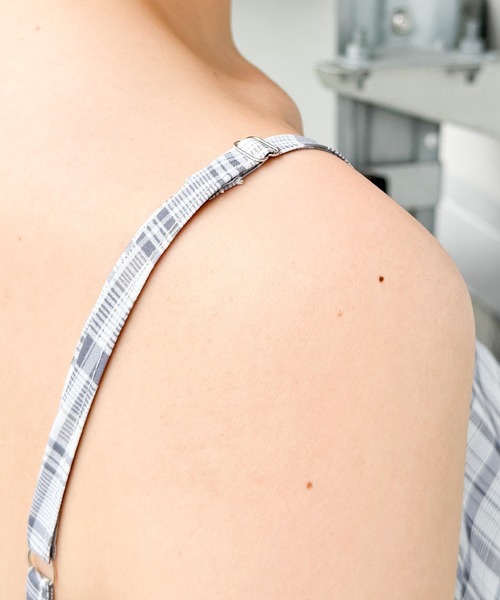 SpRay（スプレイ）の「チェックヘムキャミチュニック（チュニック・レディース・ベージュ/グレー・FREE）」の21枚目の写真