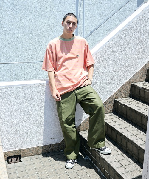 PENNEYS(ぺニーズ)の「PENNEYS/ペニーズ THE FOX MULTI VELOUR BORDER T Tシャツ ベロア マルチボーダー メンズ 秋物 秋服 2026年秋冬(Tシャツ/カットソー・メンズ・イエロー/キャメル・L/M)」の18枚目の写真
