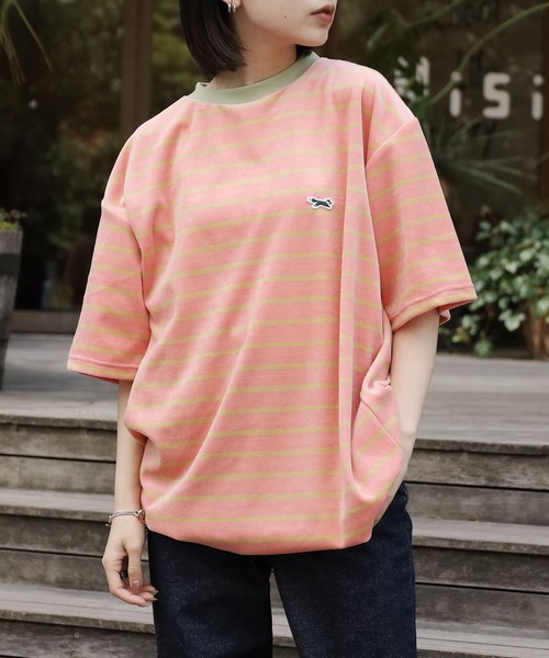PENNEYS(ぺニーズ)の「PENNEYS/ペニーズ THE FOX MULTI VELOUR BORDER T Tシャツ ベロア マルチボーダー メンズ 秋物 秋服 2026年秋冬(Tシャツ/カットソー・メンズ・イエロー/キャメル・L/M)」の21枚目の写真