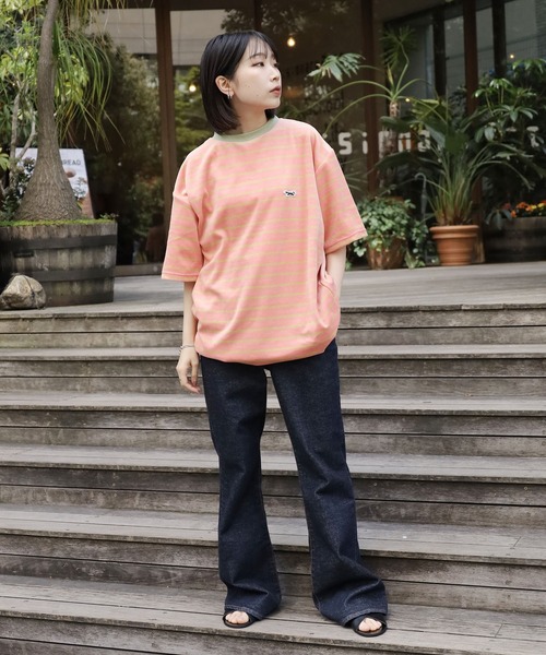PENNEYS(ぺニーズ)の「PENNEYS/ペニーズ THE FOX MULTI VELOUR BORDER T Tシャツ ベロア マルチボーダー メンズ 秋物 秋服 2026年秋冬(Tシャツ/カットソー・メンズ・イエロー/キャメル・L/M)」の22枚目の写真