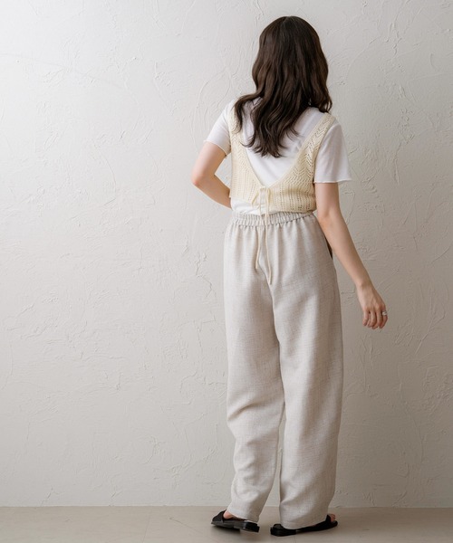 NOAHL（ノアル）の「【NOAHL】クロシェ編みビスチェ（キャミソール・レディース・アイボリー/ブラック/ブラウン・FREE）」の8枚目の写真