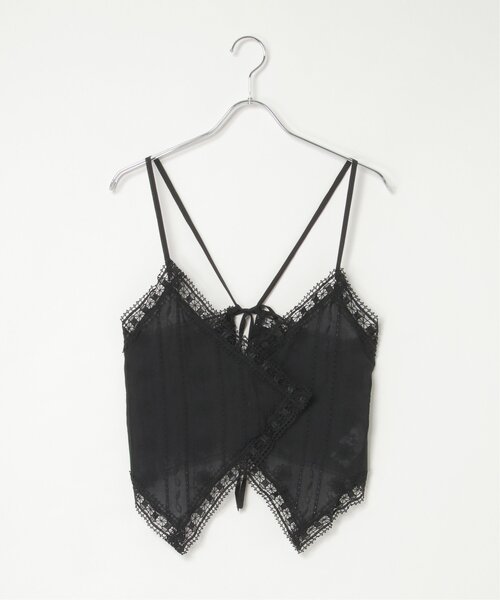 notch.（ノッチ）の「コットンレースビスチェ（キャミソール・レディース・オフホワイト/ブラック・M）」の21枚目の写真